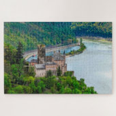 Burg Katz Castle. Legpuzzel (Horizontaal)