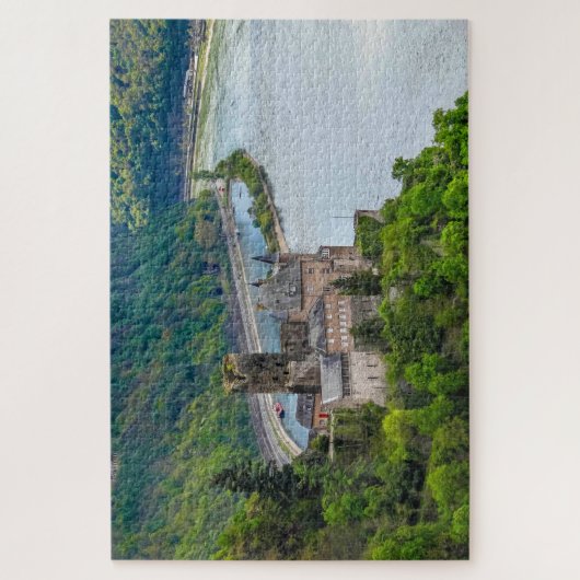 Burg Katz Castle. Legpuzzel (Verticaal)