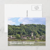 Burg Osterspai am Rhein Briefkaart (Voorkant / Achterkant)