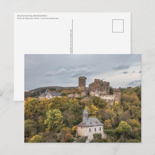Burg Reichenberg Briefkaart (Voorkant / Achterkant)