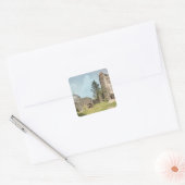 Burg Stolpen, Cosel Tower Vierkante Sticker (Envelop)