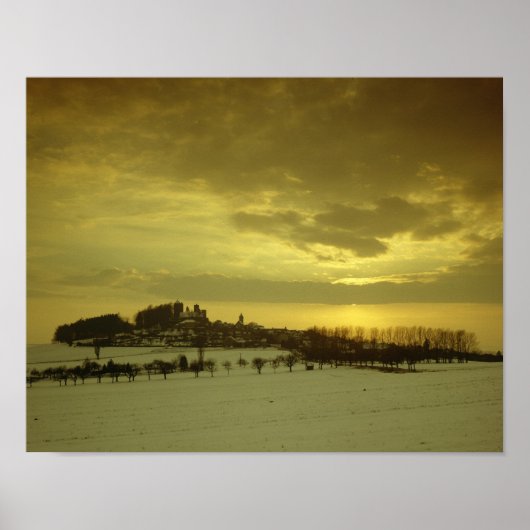 Burg Stolpen, ingebouwd c.1100 Poster (Voorkant)