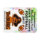 Burg wint Football Championship - ijskast Magneet (Horizontaal)