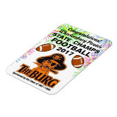 Burg wint Football Championship - ijskast Magneet (Linkerzijde)