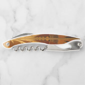 Burgandy en Gold Art Deco Kurkentrekker (Achterkant)