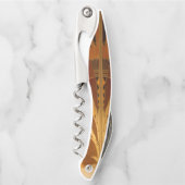 Burgandy en Gold Art Deco Kurkentrekker (Voorkant)