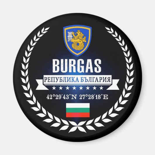 Burgas Magneet (Voorkant)