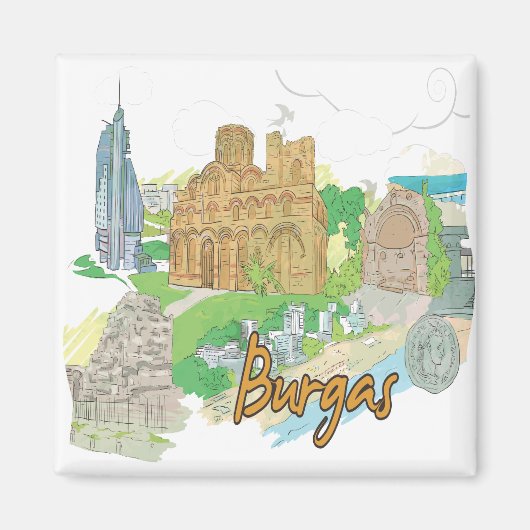 Burgas Magneet (Voorkant)
