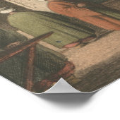 Burgas Ottoman Turk Market in Bulgarije Poster (Hoek)