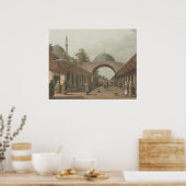 Burgas Ottoman Turk Market in Bulgarije Poster (Keuken)