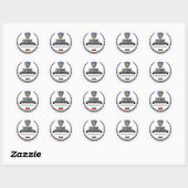 Burgas Ronde Sticker (Vel)