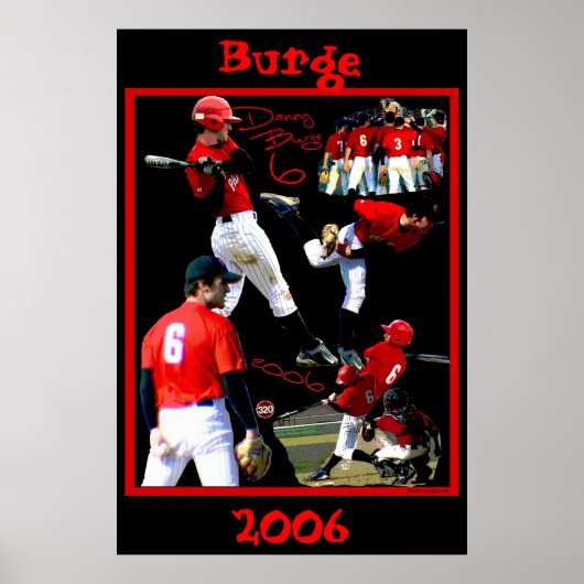 Burge Freshman Baseball Poster (Voorkant)