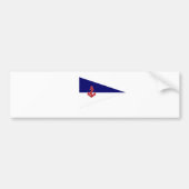 burgee bumpersticker (Voorkant)