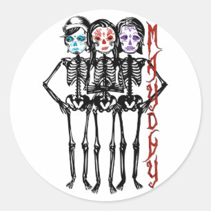 burgemeester : kleur raakt 2 ronde sticker