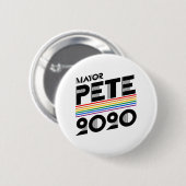 burgemeester Pete Pride 2020 Ronde Button 5,7 Cm (Voorkant /achterkant)