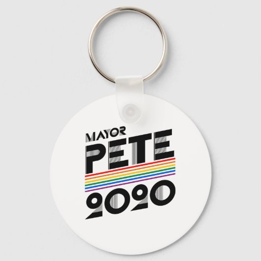 Burgemeester Pete Pride 2020 Sleutelhanger (Voorkant)