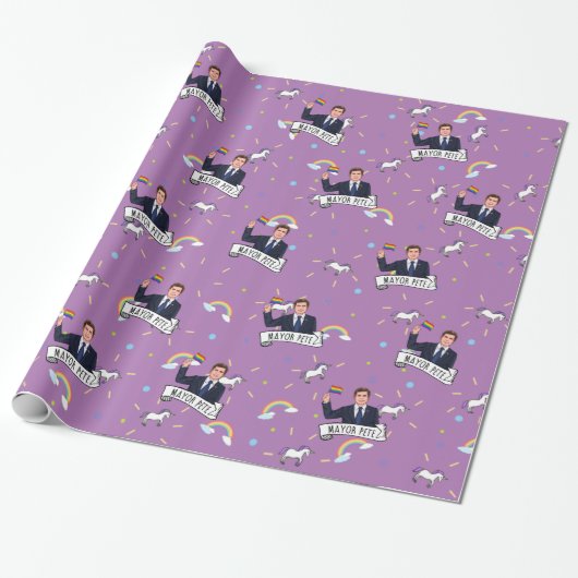 Burgemeester Pete Pride Cadeaupapier (Uitgerold)
