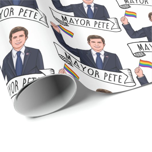 Burgemeester Pete Pride Cadeaupapier (Rol Hoek)