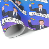 Burgemeester Pete Pride Cadeaupapier (Rol Hoek)