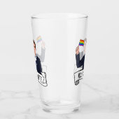 Burgemeester Pete Pride Glas (Rechts)