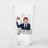Burgemeester Pete Pride Glas (Voorkant)