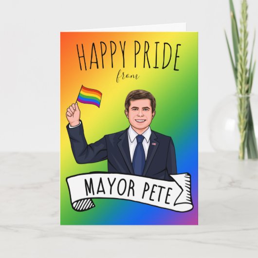 Burgemeester Pete Pride Kaart (Voorkant)