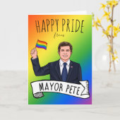 Burgemeester Pete Pride Kaart (Gele Bloem)