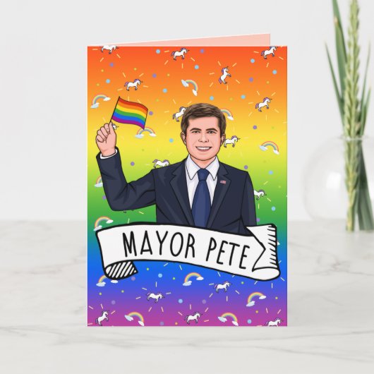 Burgemeester Pete Pride Kaart (Voorkant)