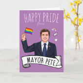 Burgemeester Pete Pride Kaart (Gele Bloem)