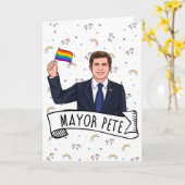 burgemeester Pete Pride Kaart (Gele Bloem)