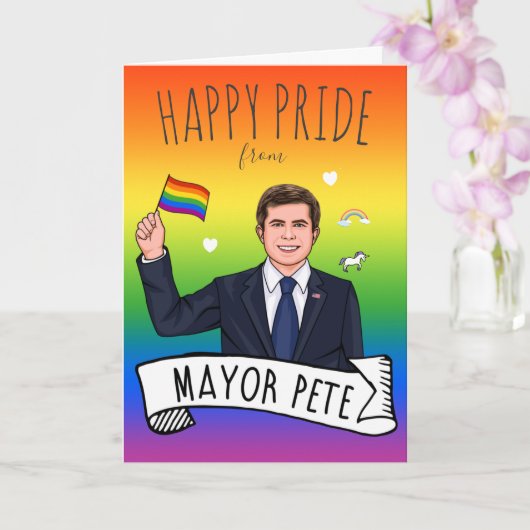 Burgemeester Pete Pride Kaart (Orchidee)