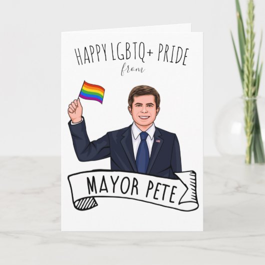 burgemeester Pete Pride Kaart (Voorkant)