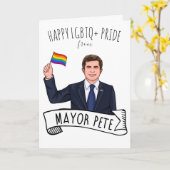 burgemeester Pete Pride Kaart (Gele Bloem)