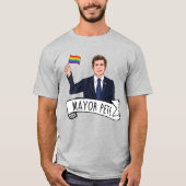 Burgemeester Pete Pride T-shirt (Voorkant)