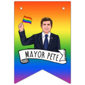 Burgemeester Pete Pride Vlaggetjes (Eerste vlag)