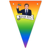 Burgemeester Pete Trots Vlaggetjes (Tweede vlag)