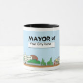 burgemeester van ? Plaats - Mok (Midden)