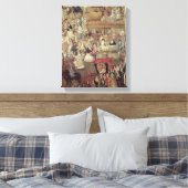 burgemeester van Plaza in Mexico, details van de m Canvas Afdruk (Insitu (Slaapkamer))