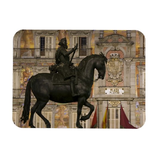 burgemeester van Plaza met standbeeld van Filipe I Magneet (Horizontaal)