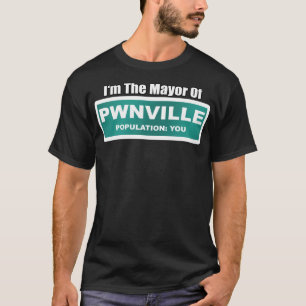 burgemeester van Pwnville T-shirt