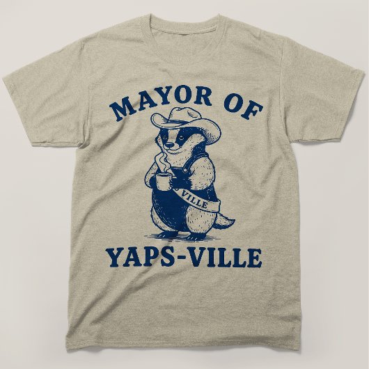 Burgemeester Van Yapsville Das Grappig T-shirt