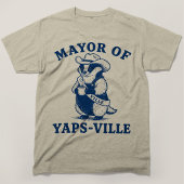 Burgemeester Van Yapsville Schattige Das Cowboy Tri-Blend Shirt