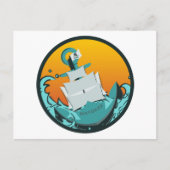 burgemeesterschip briefkaart (Voorkant)