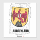 Burgenland Bundesland Österreich Geschenksidee Sticker (Vel)