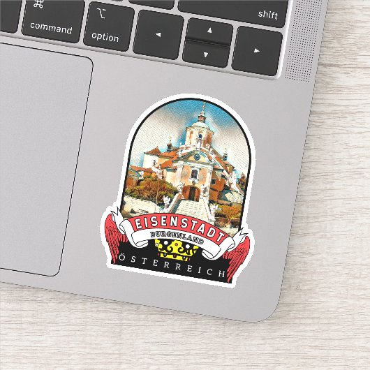 Burgenland Eisenstadt Österreich Souvenir Sticker (Detail)