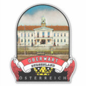 Burgenland Oberwart Oostenrijk Souvenir Auto Sticker (Voorkant)