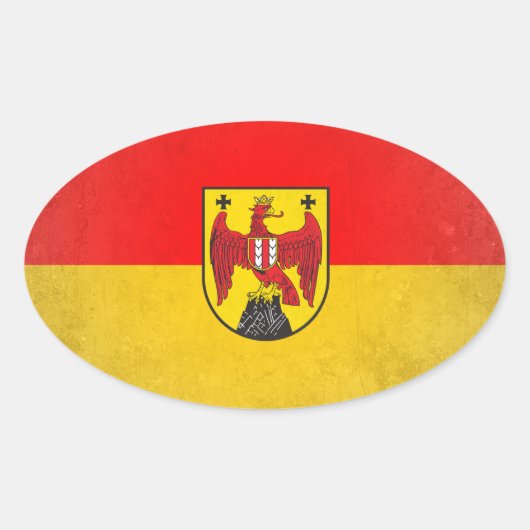 Burgenland Ovale Sticker (Voorkant)