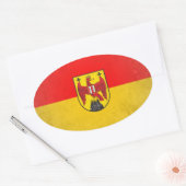 Burgenland Ovale Sticker (Envelop)
