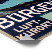 Bürgenstock Zwitserland Vintage Travel Poster (Hoek)