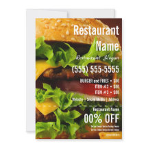 Burger 5x7 brochure